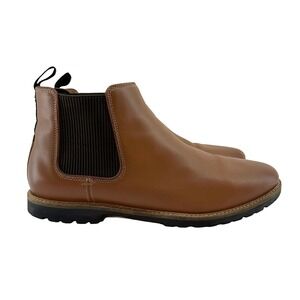 COLE HAAN Men's Ankle Chelsea Boots • 12 • camel brown